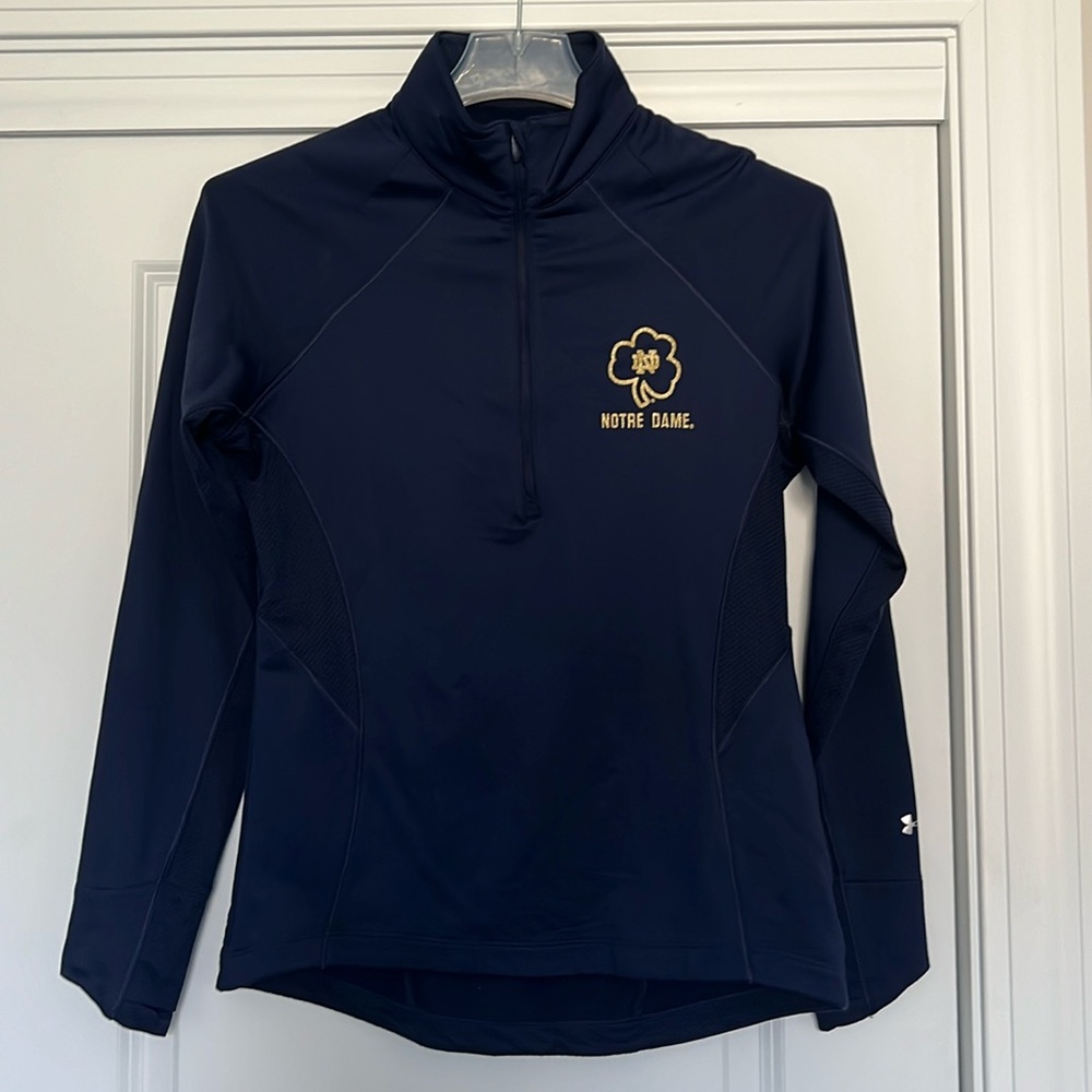 Under Armour Notre Dame Quarter Zip Pullover